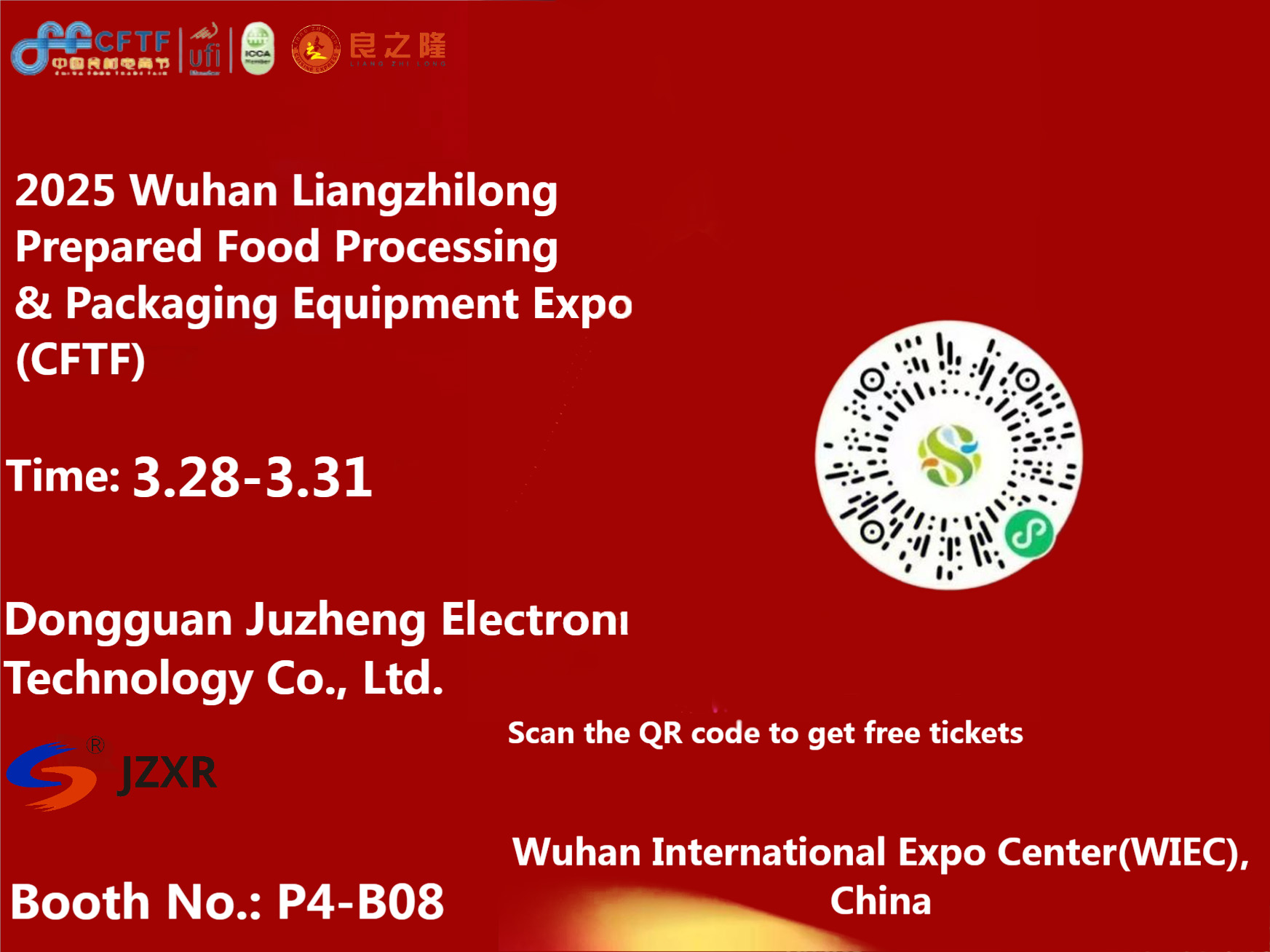 Juzheng Electronic to Exhibit at 2025 Wuhan Liangzhilong Prepared Food Processing & Packaging Equipment Expo (CFTF)
